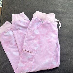Figs pink marble 
Extra small petite joggers